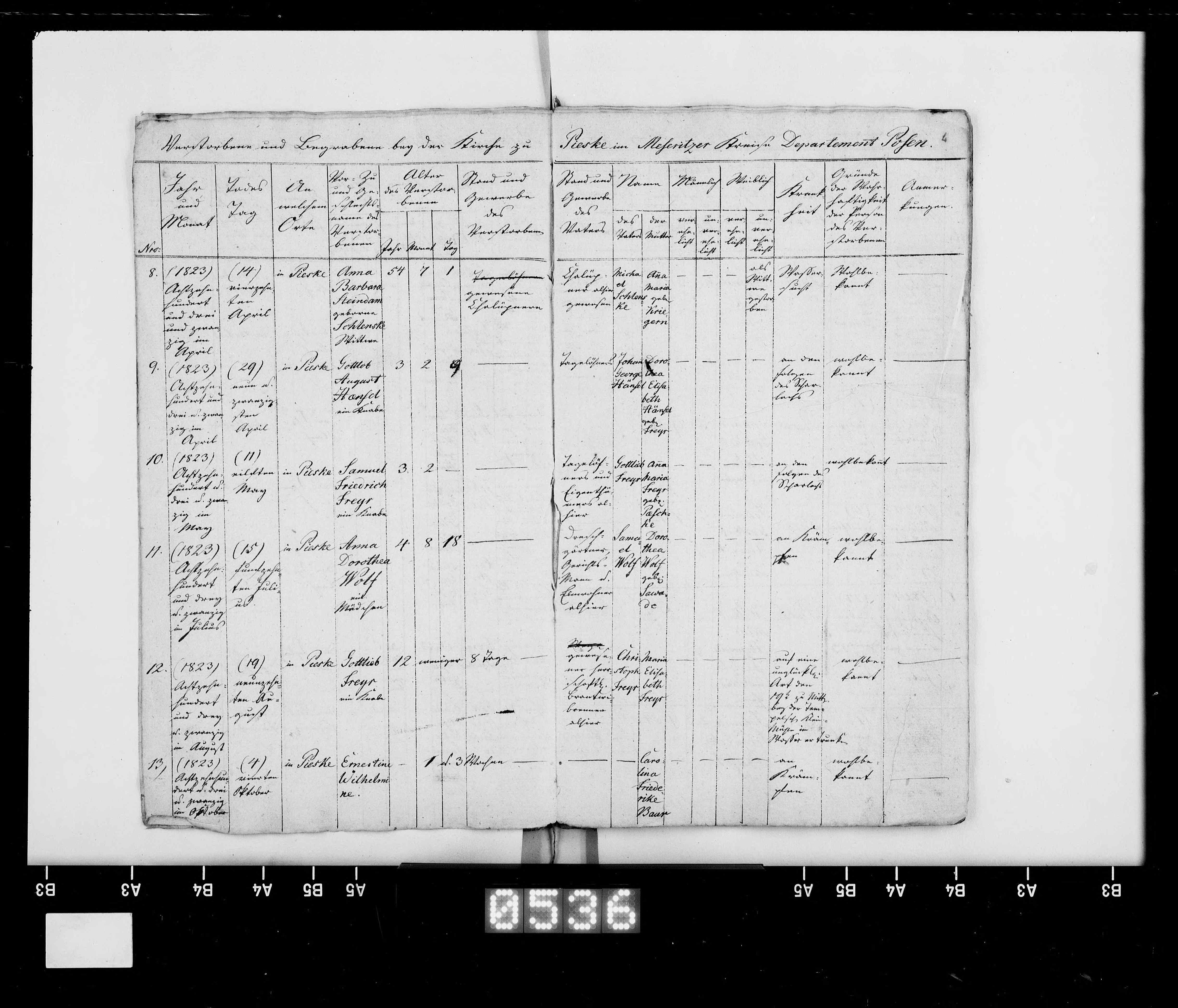 Brandenburg, Germany, Transcripts of Church Records, 1700-1874